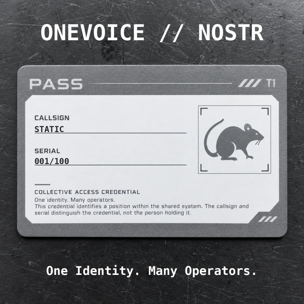ONEVOICE STATIC — 001/100 — Rank 01/10