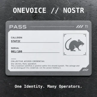 ONEVOICE STATIC — 001/100 — Rank 01/10