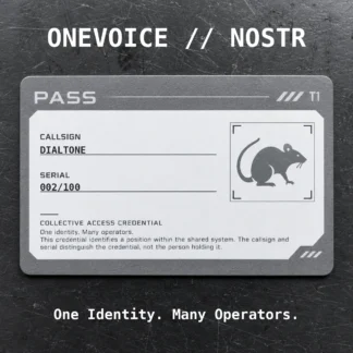 ONEVOICE DIALTONE — 002/100 — Rank 01/10
