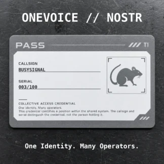 ONEVOICE BUSYSIGNAL — 003/100 — Rank 01/10