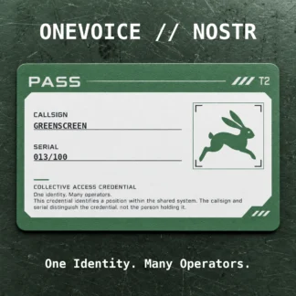 ONEVOICE GREENSCREEN — 013/100 — Rank 02/10