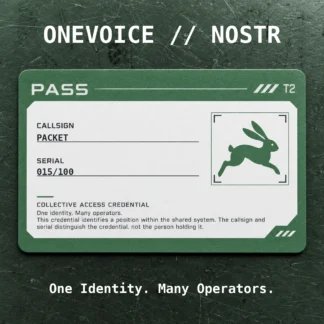 ONEVOICE PACKET — 015/100 — Rank 02/10