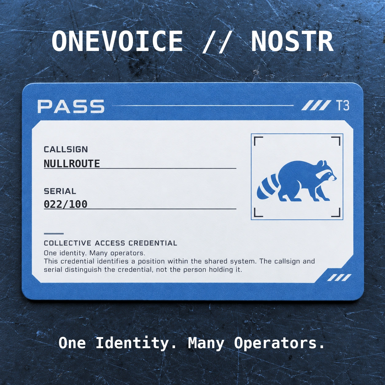 ONEVOICE NULLROUTE — 022/100 — Rank 03/10