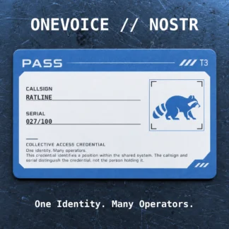 ONEVOICE RATLINE — 027/100 — Rank 03/10