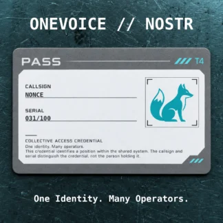 ONEVOICE NONCE — 031/100 — Rank 04/10