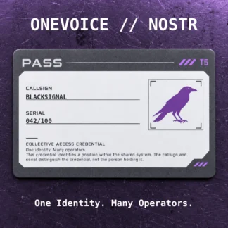 ONEVOICE BLACKSIGNAL — 042/100 — Rank 05/10