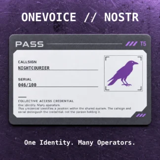 ONEVOICE NIGHTCOURIER — 046/100 — Rank 05/10