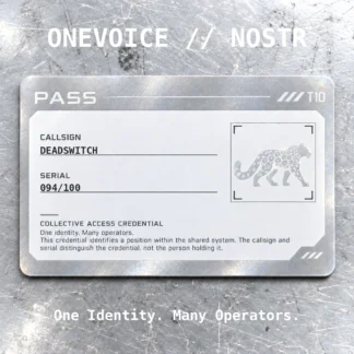 ONEVOICE DEADSWITCH — 094/100 — Rank 10/10