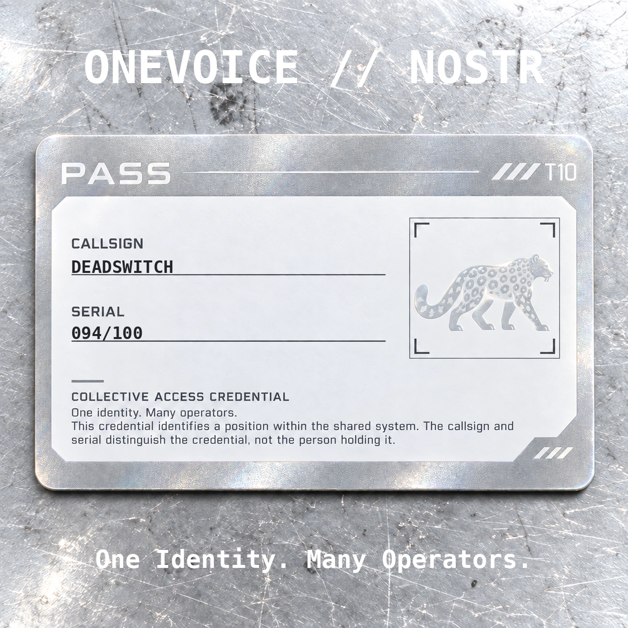 ONEVOICE DEADSWITCH — 094/100 — Rank 10/10