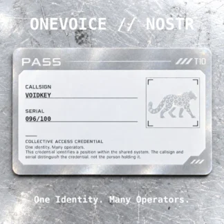 ONEVOICE VOIDKEY — 096/100 — Rank 10/10