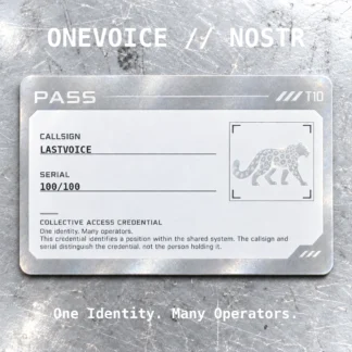 ONEVOICE LASTVOICE — 100/100 — Rank 10/10