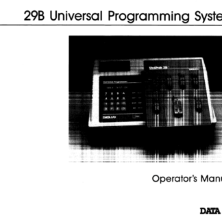 Data I/O 29B + UniPak Manual Link Set — 8 Original Manuals, 1983–1988 - Image 8