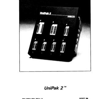 Data I/O 29B + UniPak Manual Link Set — 8 Original Manuals, 1983–1988 - Image 5