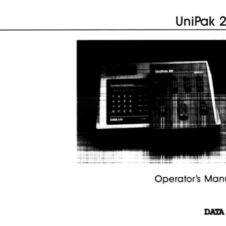 Data I/O 29B + UniPak Manual Link Set — 8 Original Manuals, 1983–1988 - Image 3