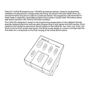Data I/O 29B + UniPak Manual Link Set — 8 Original Manuals, 1983–1988 - Image 2