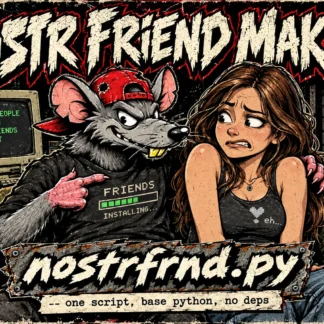 Nostr Friend Maker — Dependency-Free Python Follow Automation Script