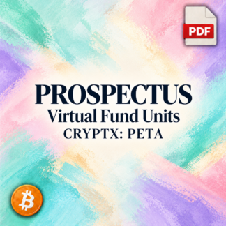 PDF: PROSPECTUS — Virtual Fund Units — CRYPTX: PETA