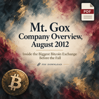 Mt. Gox Company Overview, August 2012